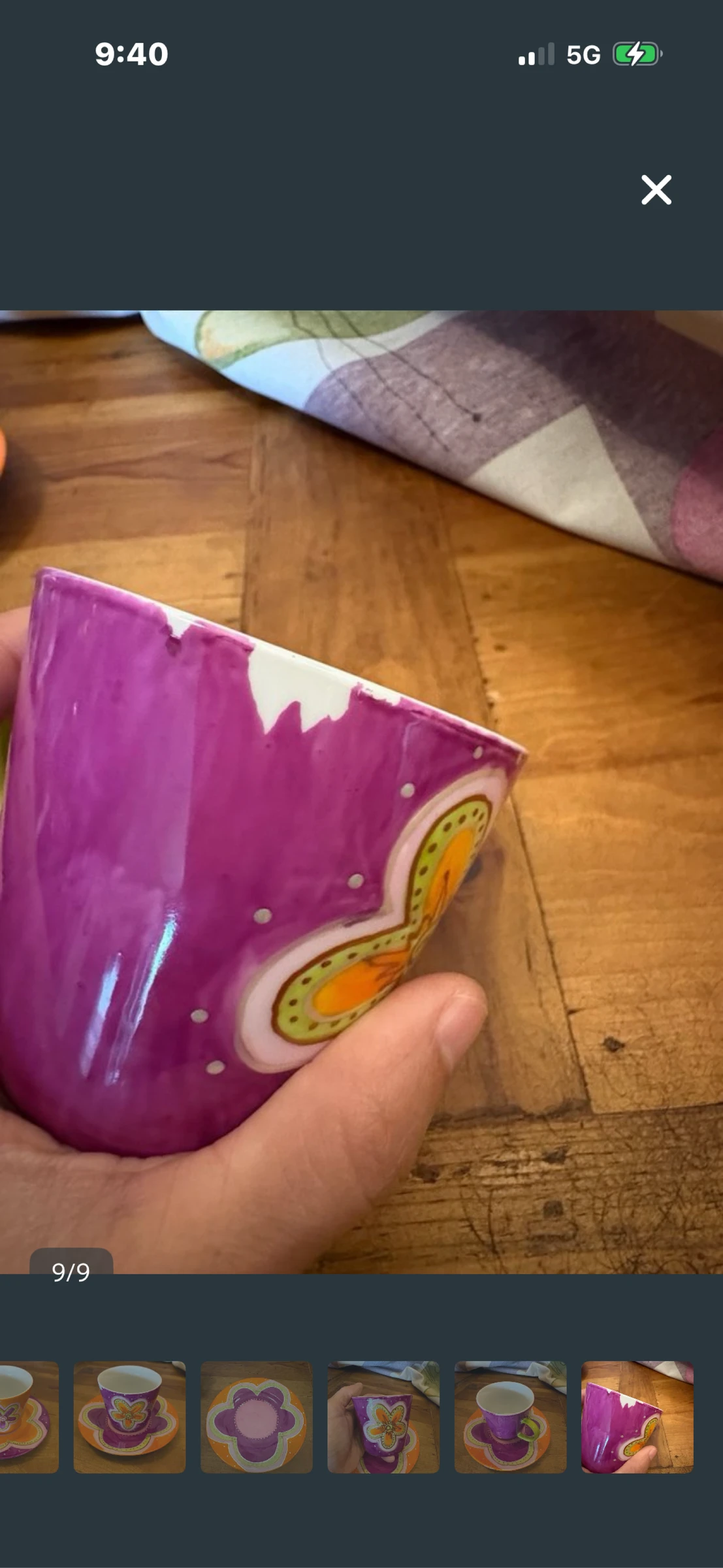 4 cups and saucers – photo 9